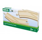 BRIO 63334600 Bogenweichen (L,M)