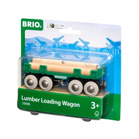 BRIO 63369600 Langholzwagen