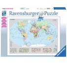 Ravensburger Puzzle - Politische Weltkarte, 1000 Teile