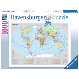 Ravensburger Puzzle - Politische Weltkarte, 1000 Teile