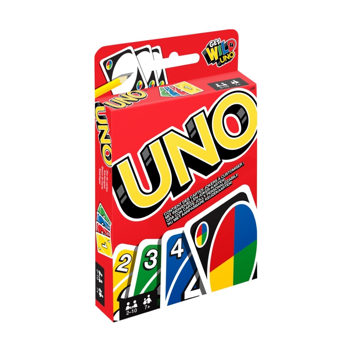 UNO Kartenspiel, geeignet für 2 - 10 Spieler von Mattel, 8,90 €