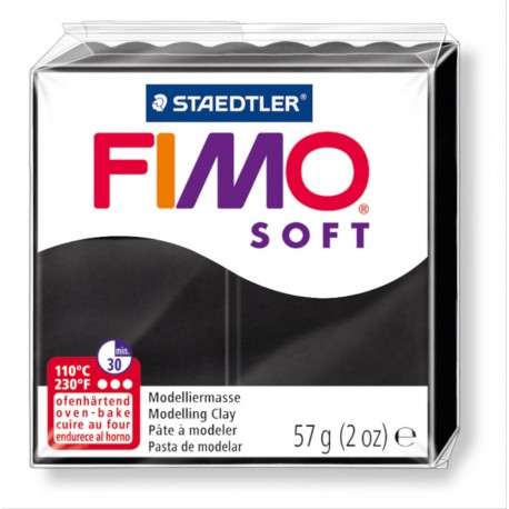 FIMO schwarz soft normal 57g