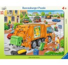 Ravensburger Puzzle - Rahmenpuzzle - Müllabfuhr, 35 Teile