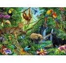 Ravensburger Puzzle - Tiere im Dschungel, 200 XXL-Teile