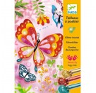 Djeco - Glitzerkarten - Butterflies