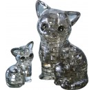 HCM Kinzel Crystal Puzzle - Katzenpaar