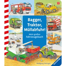 Ravensburger Bilderbuch - Bagger, Traktor, Müllabfuhr!