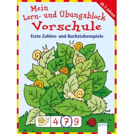 Arena Verlag - Mein Lern- und Übungsblock Vorschule - Erste Zahlen- und Buchstabenspiele
