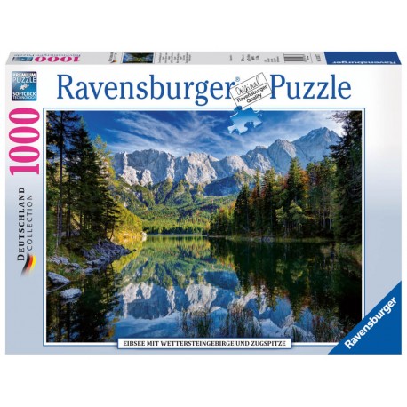 Ravensburger Puzzle - Eibsee mit Wettersteingebirge und Zugspitze, 1000 Teile