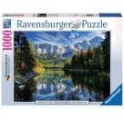 Ravensburger Puzzle - Eibsee mit Wettersteingebirge und Zugspitze, 1000 Teile