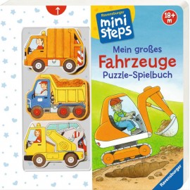 Ravensburger Buch - ministeps - Mein großes Fahrzeuge Puzzle-Spielbuch