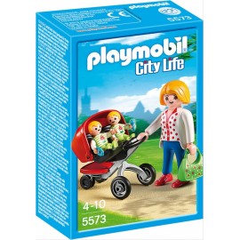 PLAYMOBIL - City Life - In der KiTa: Zwillingskinderwagen