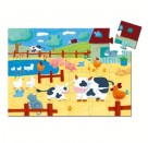 Djeco - Formenpuzzle: The cows on the farm - 24 pcs