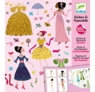 Djeco - Sticker und Puppen: Dresses through the seasons