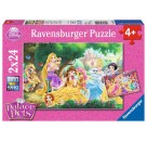 Ravensburger Puzzle - Beste Freunde der Prinzessinnen, 2 x 24 Teile