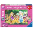 Ravensburger Puzzle - Beste Freunde der Prinzessinnen, 2 x 24 Teile