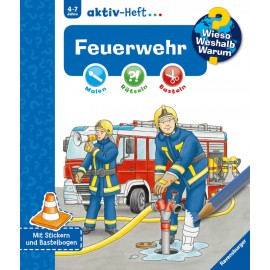 Ravensburger Buch - Wieso? Weshalb? Warum? - Malen, spielen und rätseln: Feuerwehr