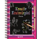 Kreativ-Kratzelspiel: Pferde