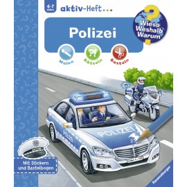 Ravensburger Buch - Wieso? Weshalb? Warum? - Malen, spielen und rätseln: Polizei