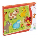 Djeco - Holzpuzzle: Coucou cow