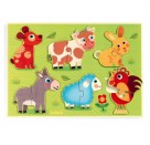 Djeco - Holzpuzzle: Coucou cow