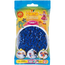 Hama - Perlenbeutel 1000 Stück blau