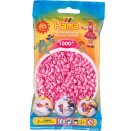 Hama - Perlenbeutel 1000 Stück pastell-pink