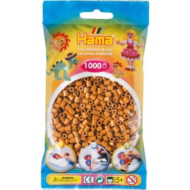 Hama - Perlenbeutel 1000 Stück hellbrau