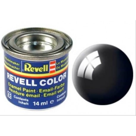 Revell - schwarz, glänzend RAL 9005 - 14ml-Dose