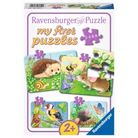 Ravensburger Puzzle - my first Puzzle - Süße Gartenbewohner, 8 Teile