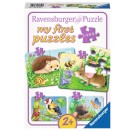 Ravensburger Puzzle - my first Puzzle - Süße Gartenbewohner, 8 Teile