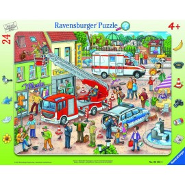 Ravensburger Puzzle - Rahmenpuzzle - 110, 112 - Eilt herbei, 24 Teile