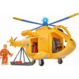 Simba - Feuerwehrmann Sam - Sam Hubschrauber Wallaby II mit Figur