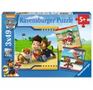 Ravensburger Puzzle - Helden mit Fell, 3x49 Teile