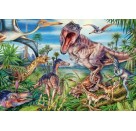 Schmidt Spiele - Puzzle - Bei den Dinosauriern, 60 Teile