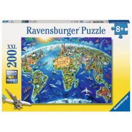 Ravensburger Puzzle - World Landmarks, 200 Teile