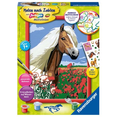 Ravensburger Spiel - Malen nach Zahlen - Haflinger