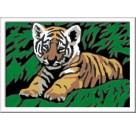 Ravensburger Spiel - Malen nach Zahlen mit farbigen Motivlinien - Süßer Tiger