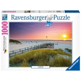 Ravensburger Puzzle - Sonnenuntergang über Amrum, 1000 Teile