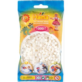 Hama - Beutel mit Perlen, 1000 Stück, Perlmutt