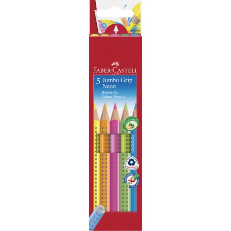 Faber-Castell Farbstiftetui Jumbo Grip Neon