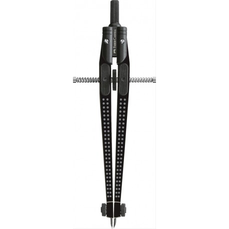 Faber-Castell Zirkel Schnellverstellzirkel GRIP schw.