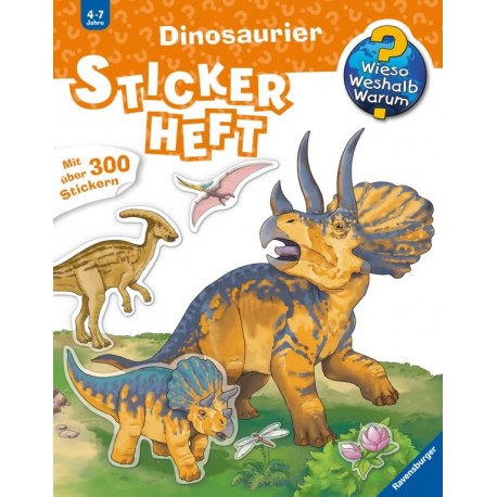 Ravensburger  - WiesoWeshalbWarum? Stickerheft: Dinosaurier