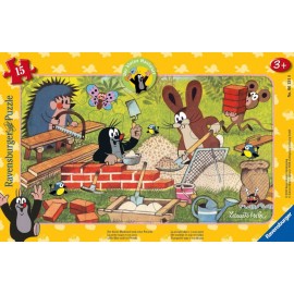 Ravensburger Puzzle - Der kleine Maulwurf und seine Freunde, 15 Teile