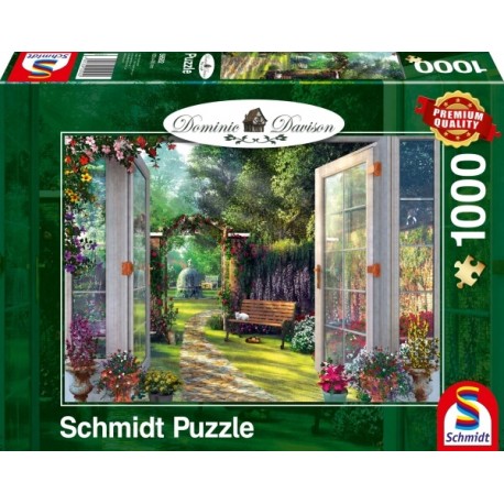 Schmidt Spiele - Blick in den verwunschenen Garten, 1000 Teile