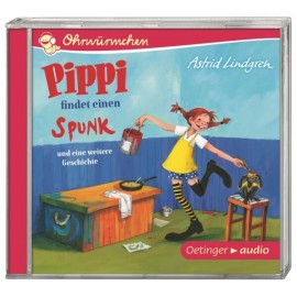 Oetinger - Pippi findet einen Spunk und eine weitere Geschichte CD Ungekürzte Lesungen mit Musik,