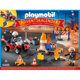 Playmobil® 9486 - Christmas - Adventskalender Feuerwehreinsatz auf der Baustelle