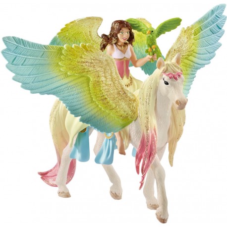 Schleich - World of Fantasy - Bayala - Surah mit Glitzer-Pegasus