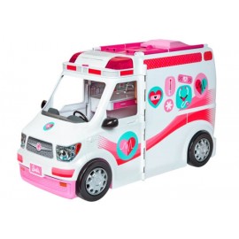 Mattel - Barbie 2-in-1 Krankenwagen Spielset