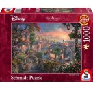 Schmidt Spiele Puzzle Thomas Kinkade Disney™ Susi und Strolch, 1000 Teile